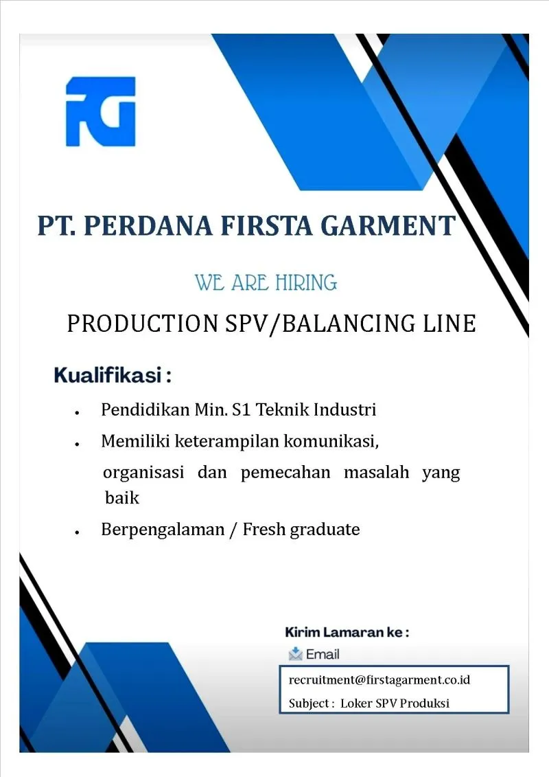 PT Perdana Firsta Garment