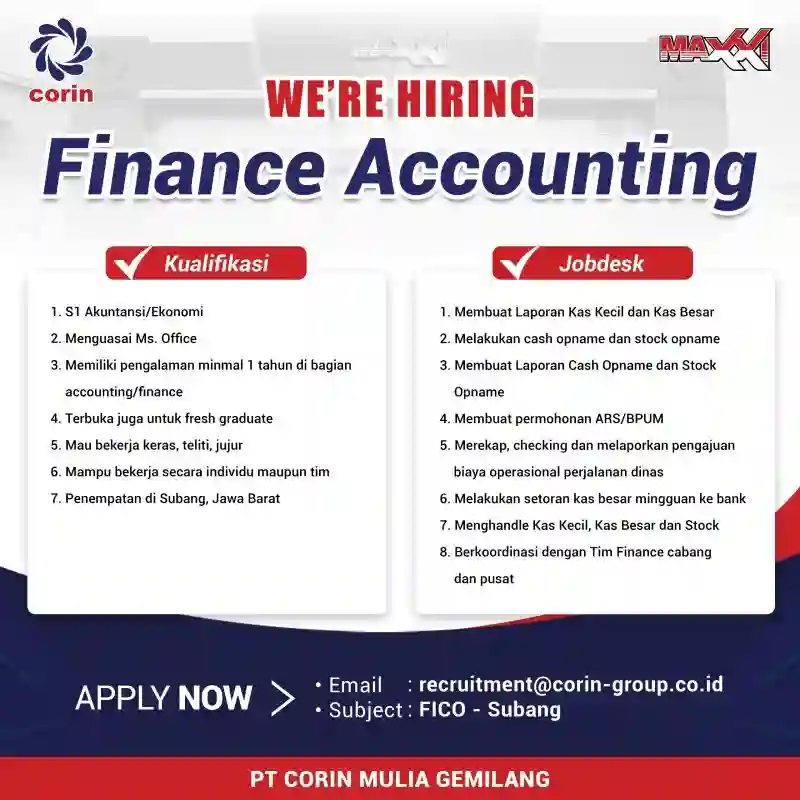 PT Corin Mulia Gemilang (Maxxi Subang)