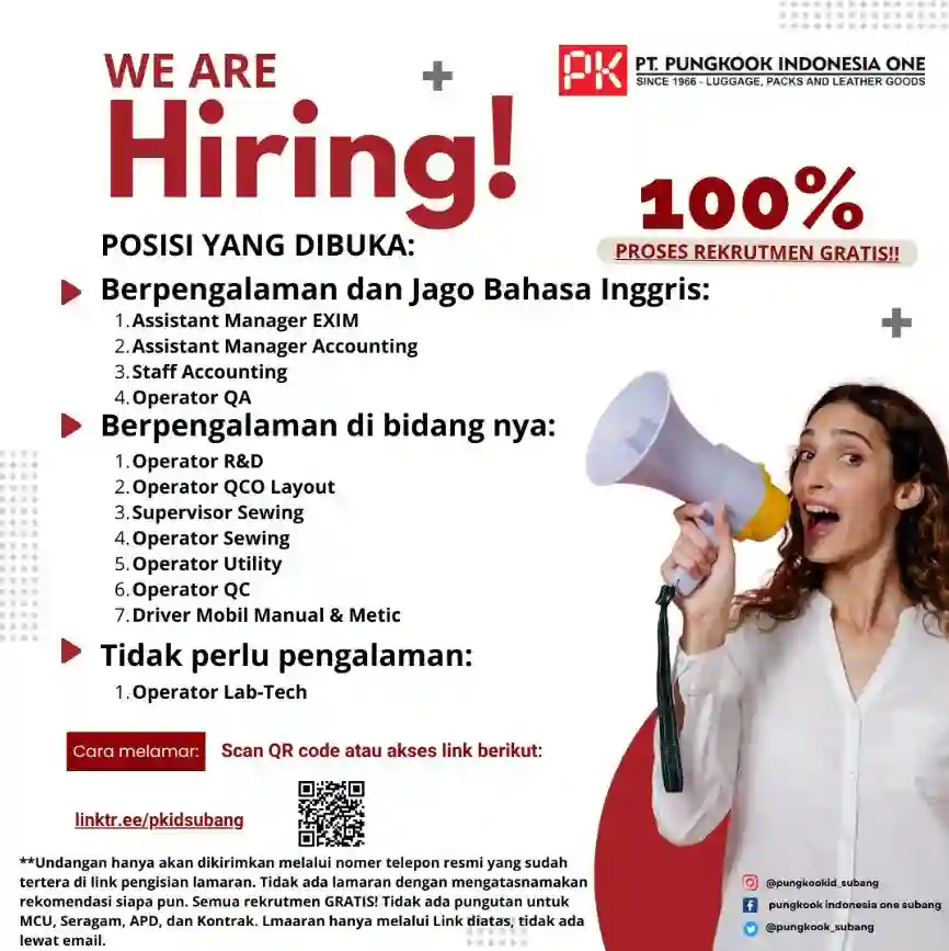  PT Pungkook Indonesia One Subang