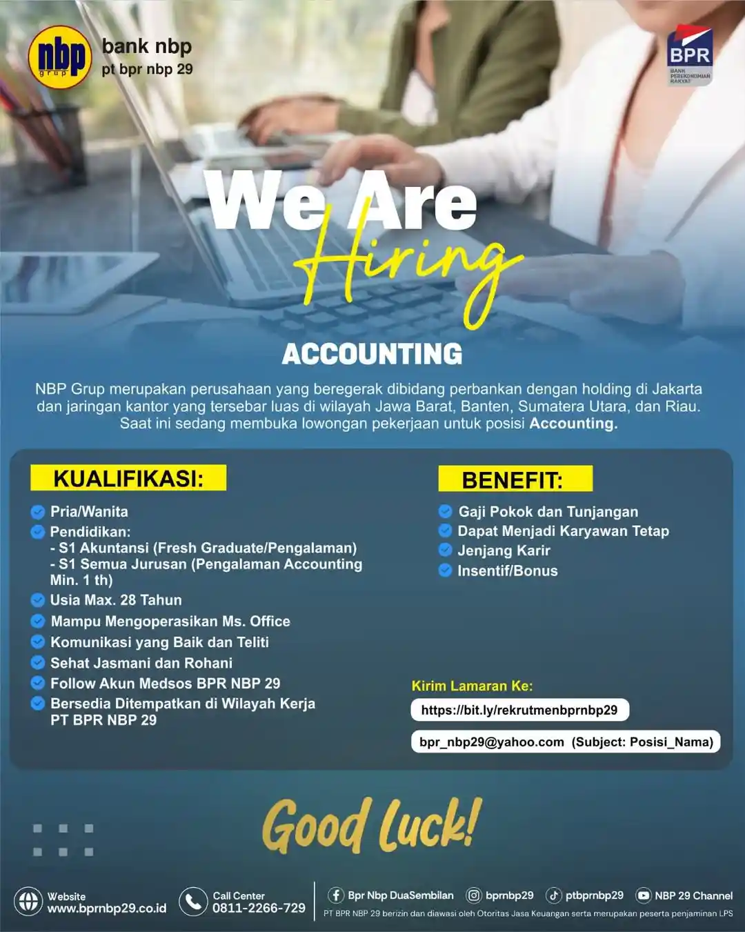 Lowongan Kerja BPR NBP 29 Subang
