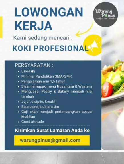 Lowongan Kerja Warung Pinus Subang April 2025