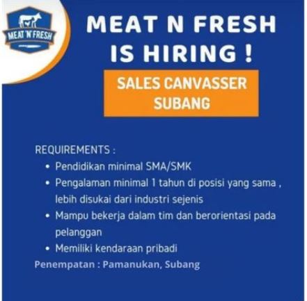 Loker Meat N Fresh Pamanukan Subang